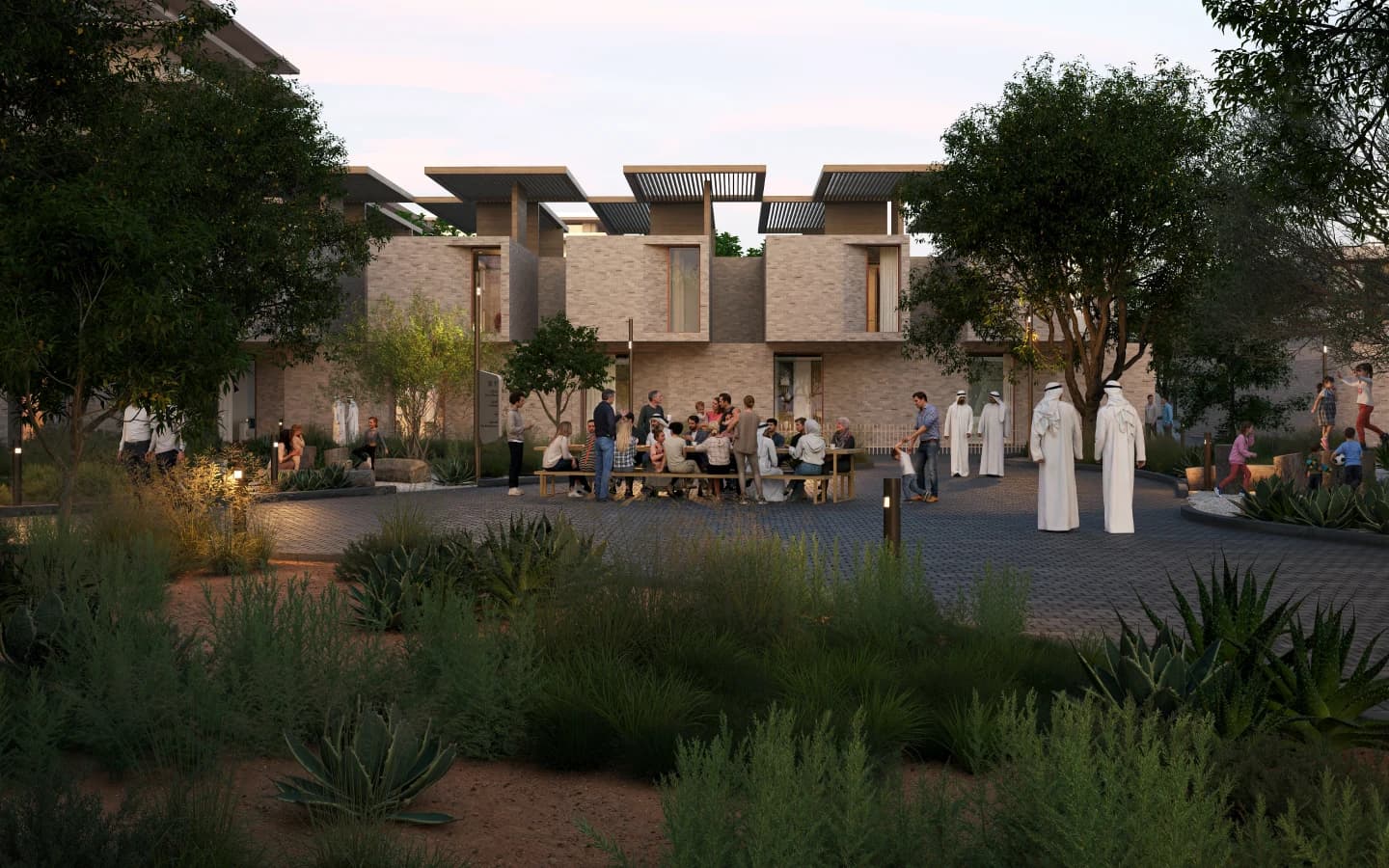 Expo City Hills 1 leisure pool and outdoor amenity landscape, Expo Hills district, Expo City Dubai